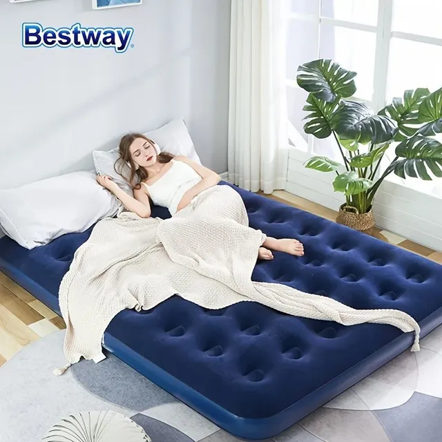 1ks Soft Air Mattress, Wet Washer To Stan, Prenosné Air Bed for Travel, Kemping, Domáce použitie