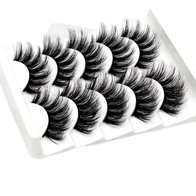 Artificial eyelashes 5 pairs 3D 4 Christeen umele-nalepovaci-rasy-5-paru-3d-9
