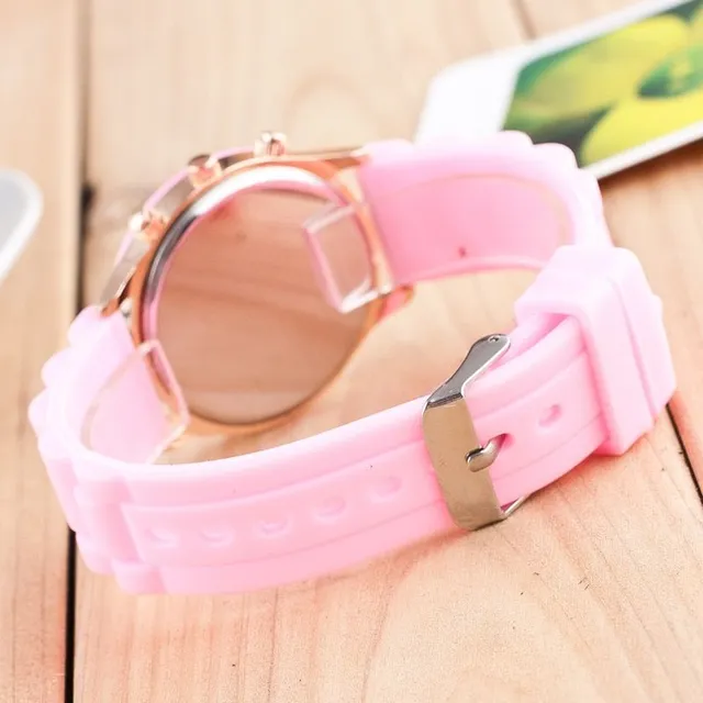 Silicone wristwatch