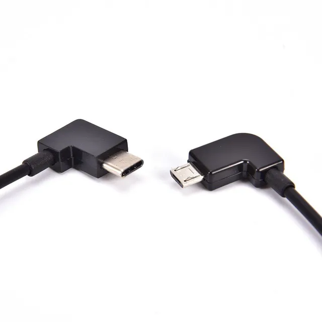 Kabel narożny micro USB/USB-C