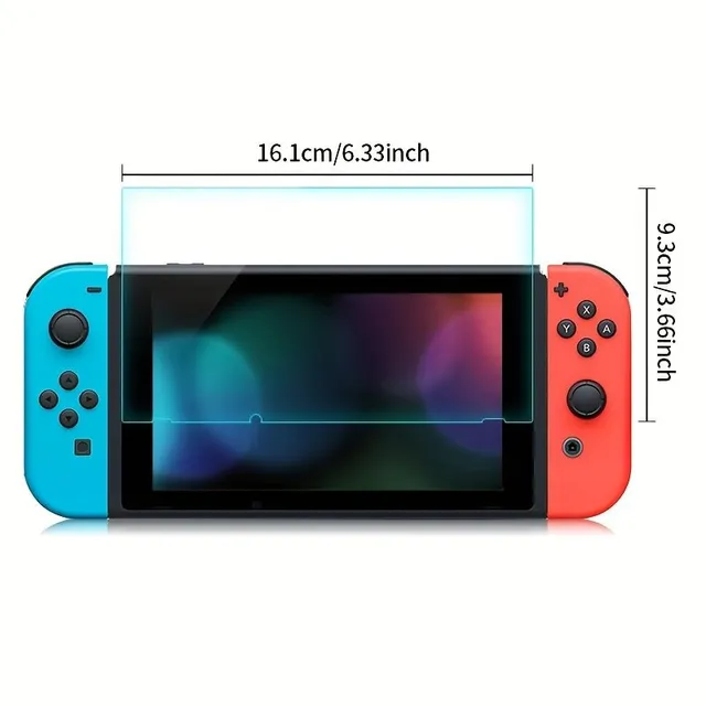 3x verre trempé pour écran Nintendo Switch