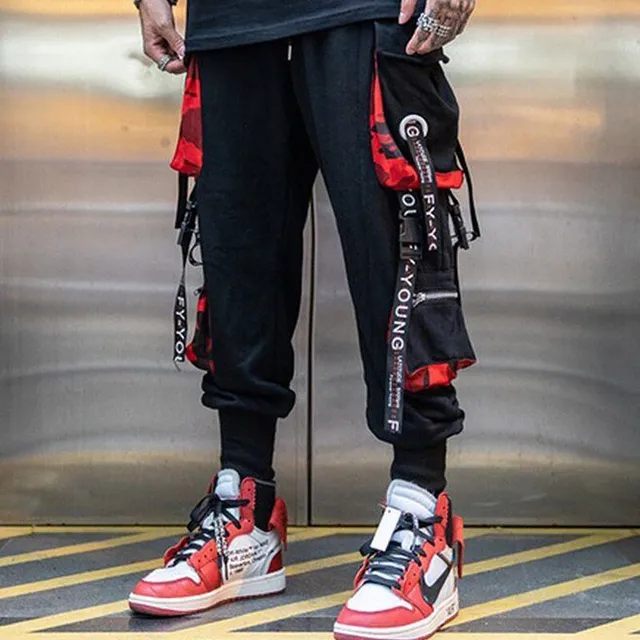 Hip hop leather pants for men