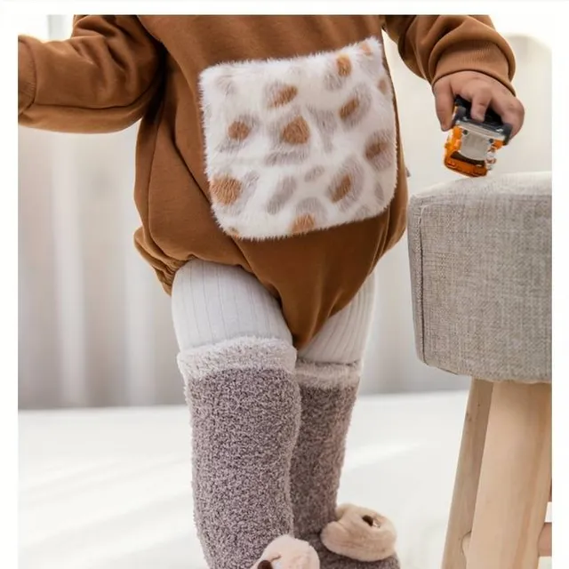 Dětské ponožky s motivem kreslených postaviček pro miminka a batolata