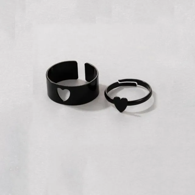 Jednoduché módne prstene pre páry