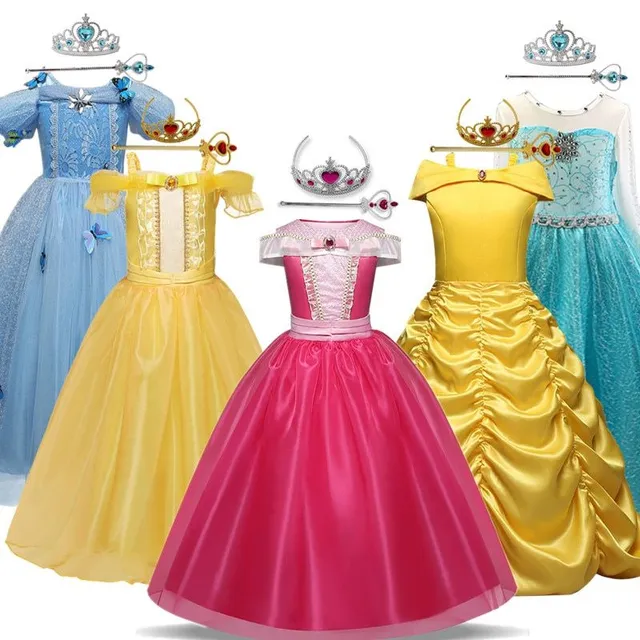 Costume d'Halloween pour filles - Cosplay de princesse fantastique pour enfants