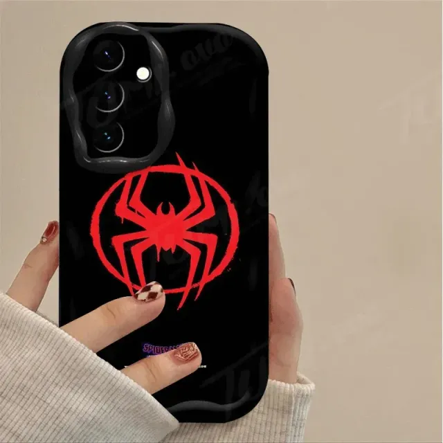 Trendy silikónový kryt s obrázkami populárneho hrdinu Spider-mana na telefónoch Samsung Galaxy
