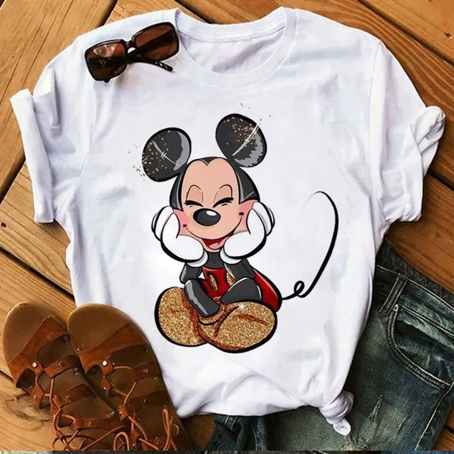 Dámske moderné tričko Mickey Mouse Burch