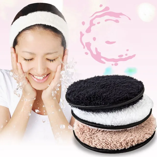 Double-sided make-up remover sponge