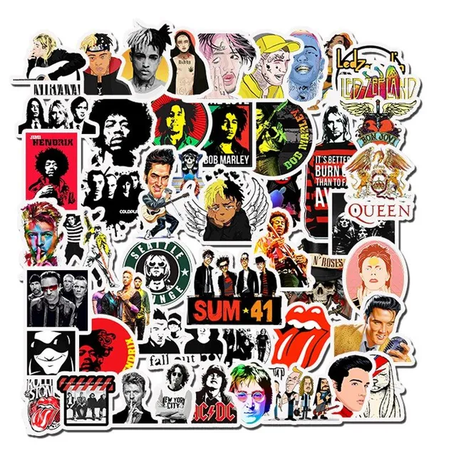 Stickers music 50 pcs