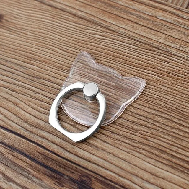 Practical transparent PopSockets holder in a cute shape