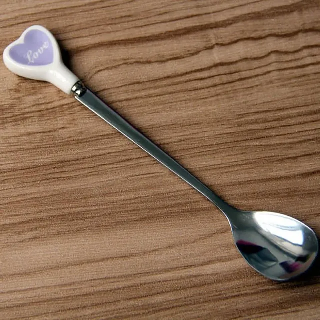 Tea spoon with heart