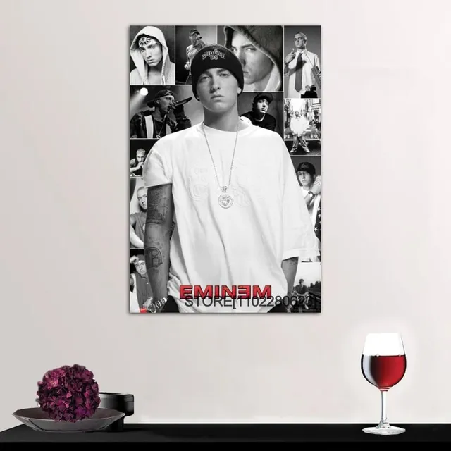 Poster on canvas with the theme of popular rapper EMIN - different sizes