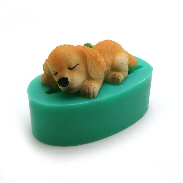 Marzipan mould with dogs