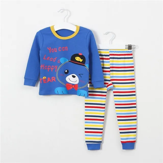 Children's cute pajamas with animal print and other