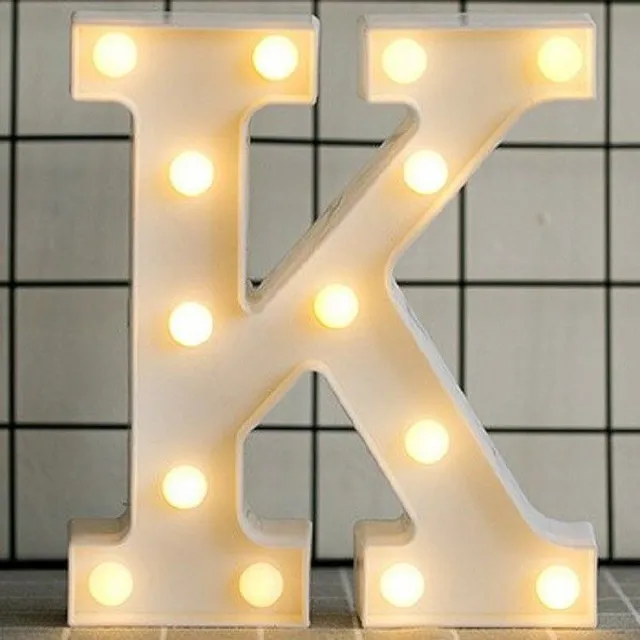 Decorative illuminating letters