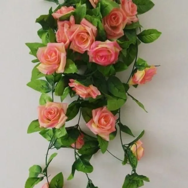 Trandafiri artificiali cu frunze pentru evenimente acasă sau nunți