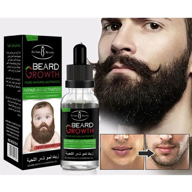 Beard growth serum