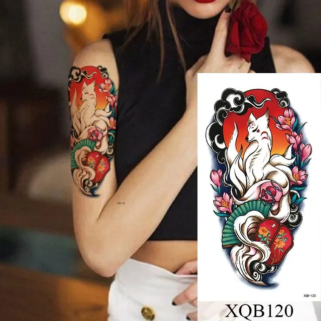 Women's waterproof fake tattoo on the upper arm xy18