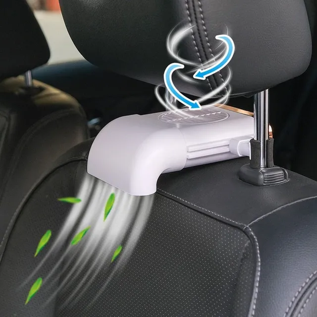 Car Fan USB Rear 5V Folding Fan 3 Kinds Adjustable Wind Speed Silent Breeze Rear Car Seat Cooler Cooling Fan Set