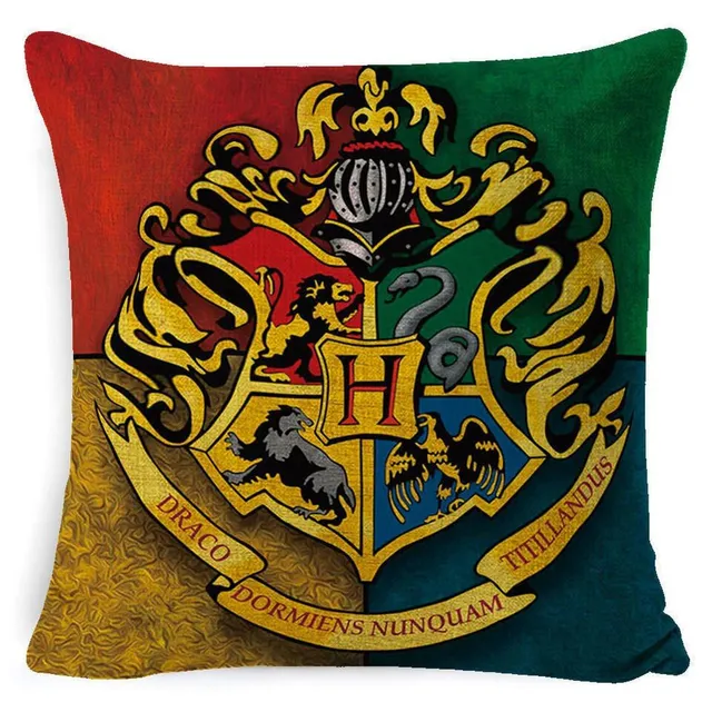 Modna poszewka na poduszkę z motywem Harry'ego Pottera