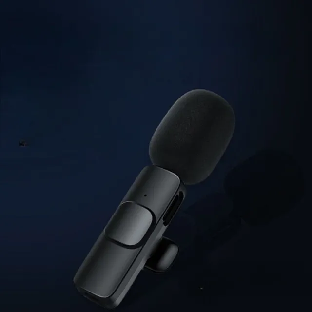 Bezprzewodowy mikrofon lapelowy z automatyczną redukcją hałasu