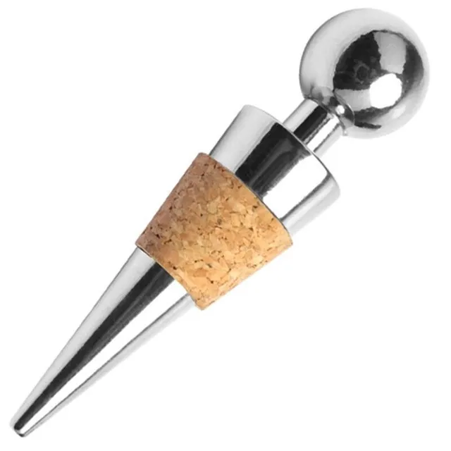 Stainless steel bottle stopper