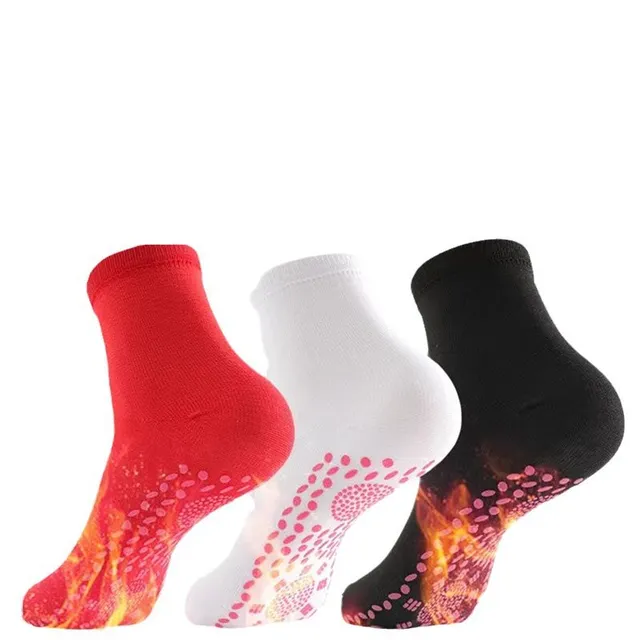 Magnetic thermoregulating unisex socks