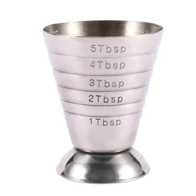 Stainless steel bar measuring cup 75 ml