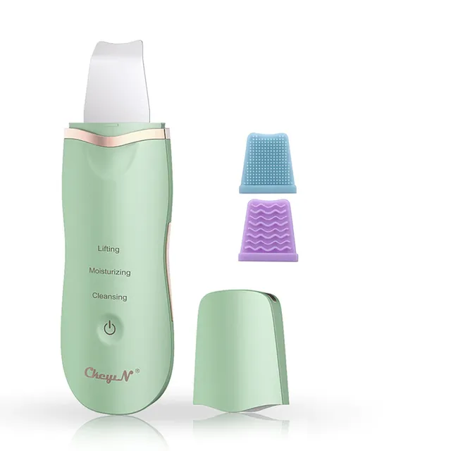 Ultrasonic professional spatula for deep skin cleansing