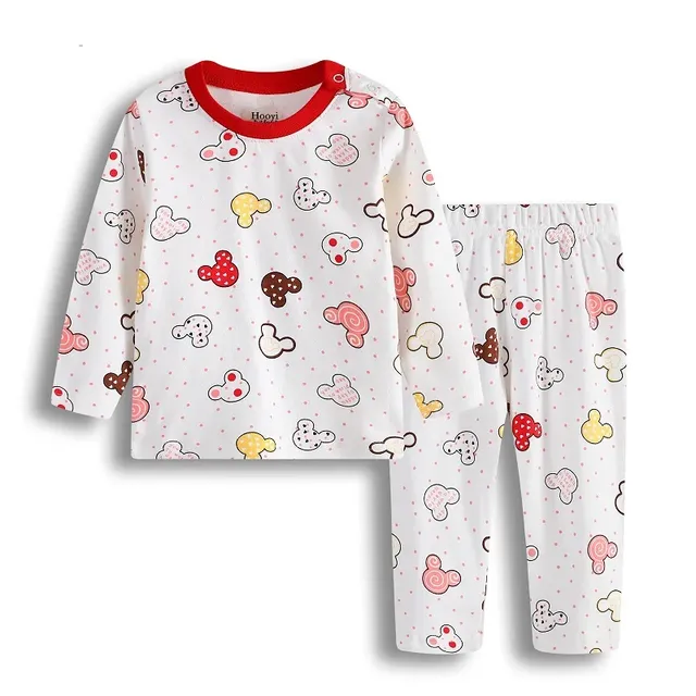 Children's pajamas for boys and girls with long sleeves (3-24 months)