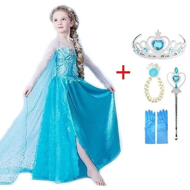 Children's costume Elsa from the Ice Kingdom