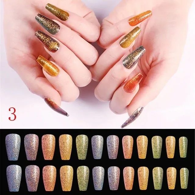 Artificial nails - 24pcs - More variants