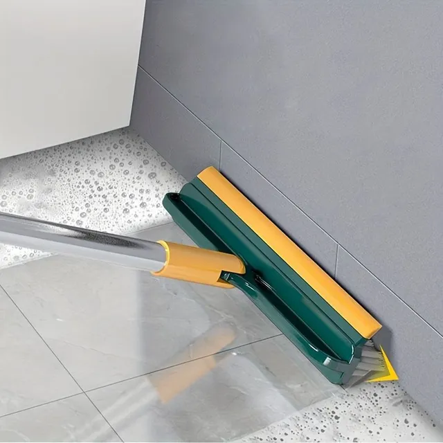 Multipurpose bathroom cleaning brush - durable plastic, ideal for cleaning the pair between tiles and floor joints