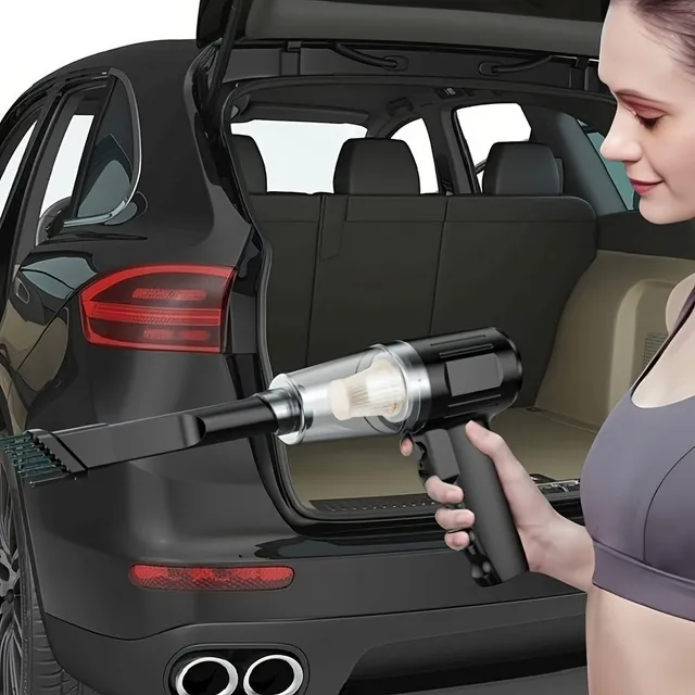 Powerful manual vacuum cleaner 2 in 1 - ideal for both car and home