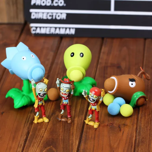 Shooting toy in the form of Plants vs Zombies characters