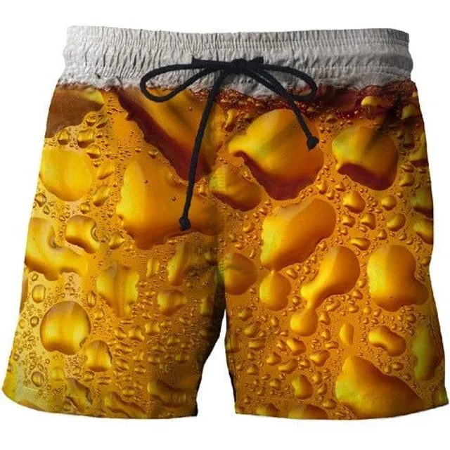 Pánské stylové letní šortky Pivo
