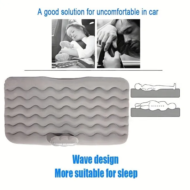 Multifunctional inflatable bed and sofa pillow - Ideal for camping and traveling
