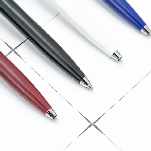 Colorful classic ballpoint pen for students and offices