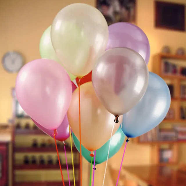 Colour decorative balloons - 10 pieces