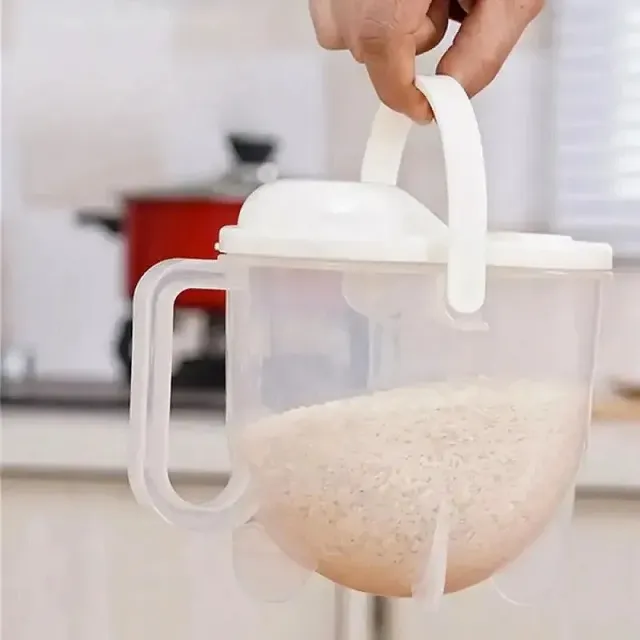 Multifunctional rice sieve for quick and easy washing