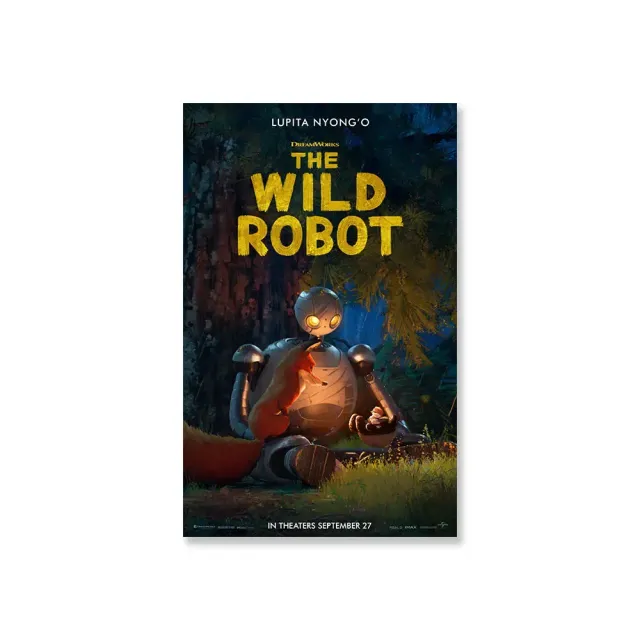 Stílusos poszter a kedvenc meséből: Rozzum a vadonban - The Wild Robot