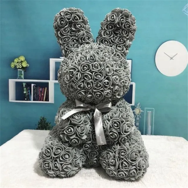 Gift bunny full of roses