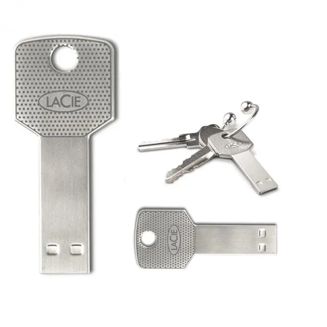 USB flash drive z metalowym kluczem