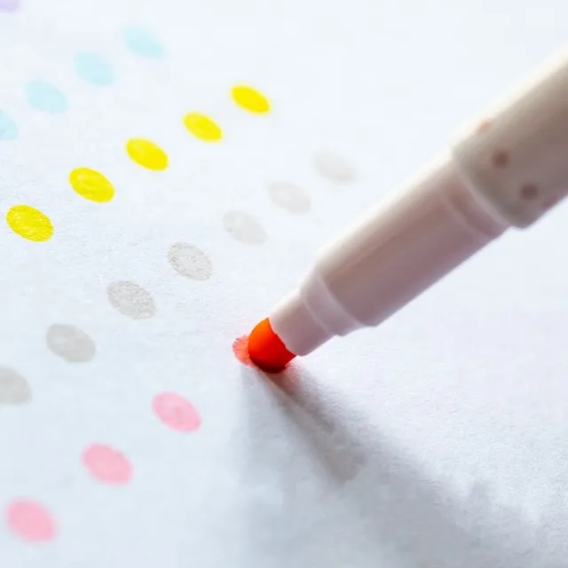 Trendek modern elegáns minimalista szín kiemelő markerek pasztell színek 6 db
