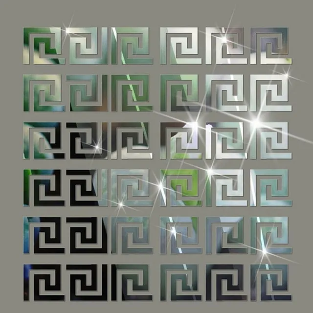 Self-adhesive mirror spirals - 10 pcs