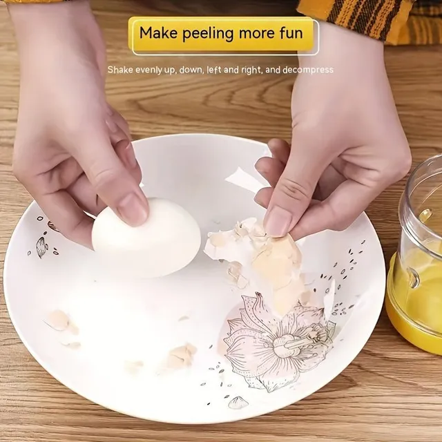 Smart egg peeler - creative design for easy and fun peeling