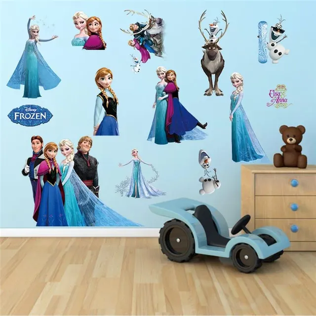 Wall sticker Elsa Anna | Ice Kingdom