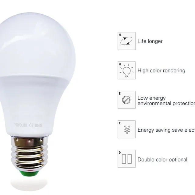 Smart LED bulb E27 DC 12V