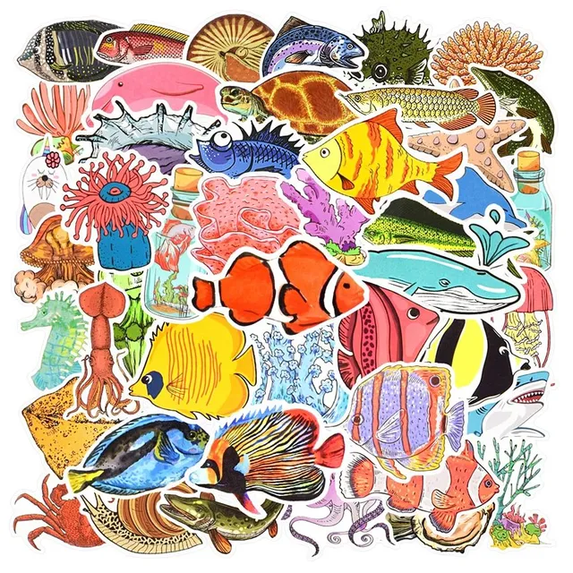 Fish stickers 50 k