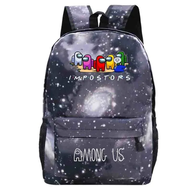 School backpack printed with Among Us characters 20